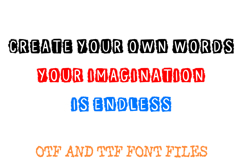 Negative Space Grunge Lettering ABC Font Typeface Alphabet Product Image 3