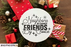 Neighbor SVG, Christmas Ornament SVG T-shirt Design Product Image 2