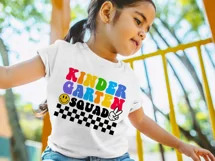 Kindergarten Squad Svg, Teacher shirt SVG, Teacher Life Svg Product Image 5