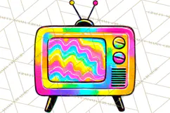Neon 80s Clipart PNG, Retro Sticker Art & Sayings Product Image 2