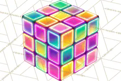 Neon 80s Clipart PNG, Retro Sticker Art & Sayings Product Image 3