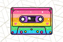 Neon 80s Clipart PNG, Retro Sticker Art & Sayings Product Image 3