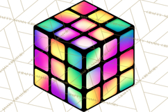 Neon 80s Clipart PNG, Retro Sticker Art &amp; Sayings Product Image 3