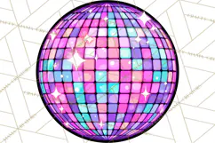 Neon 80s Clipart PNG, Retro Sticker Art & Sayings Product Image 4