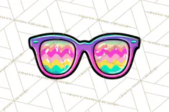 Neon 80s Clipart PNG, Retro Sticker Art & Sayings Product Image 5
