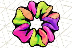 Neon 80s Clipart PNG, Retro Sticker Art & Sayings Product Image 3