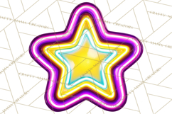 Neon 80s Clipart PNG, Retro Sticker Art &amp; Sayings Product Image 3