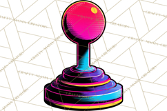 Neon 80s Clipart PNG, Retro Sticker Art &amp; Sayings Product Image 5