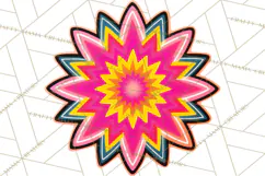 Neon 80s Clipart PNG, Retro Sticker Art & Sayings Product Image 3