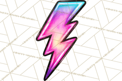 Neon 80s Clipart PNG, Retro Sticker Art &amp; Sayings Product Image 2