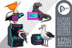 Neon Arcade Eye-Roll Aviary Sublimation Product Image 1