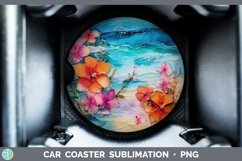 GorgeousNeon Car Coaster design.