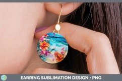 GorgeousNeon Round Earrings design.
