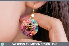 GorgeousNeon Round Earrings design.