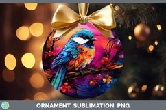 GorgeousNeon Birds Ornament design.