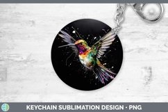 GorgeousNeon Birds Keychain design.