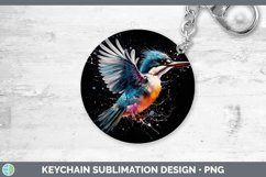 GorgeousNeon Birds Keychain design.