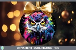 GorgeousNeon Birds Ornament design.