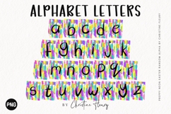 Brushstroke Neon Easter Ransom Alpha PNG Clipart Product Image 2