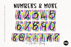 Brushstroke Neon Easter Ransom Alpha PNG Clipart Product Image 3