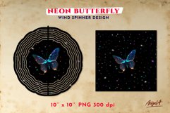 Flying butterfly sublimation design is wind spinner sublimation design 10 inches for decoration your home or garden.