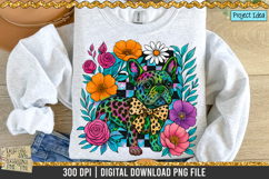 Rainbow Leopard French Bulldog is a professional design that is available at 300dpi PNG to use for Sublimation, iron-on transfer, DTG Printing and normal printing.