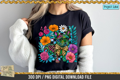 Rainbow Leopard French Bulldog is a professional design that is available at 300dpi PNG to use for Sublimation, iron-on transfer, DTG Printing and normal printing.