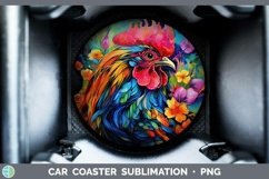 GorgeousNeon Car Coaster design.