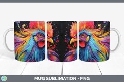 GorgeousNeon Mug Wrap design.