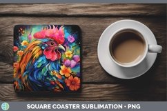 GorgeousNeon Square Coaster design.