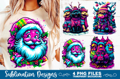 Preppy Rustic Christmas Patchwork Sublimation Designs Product Image 5
