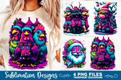 Preppy Rustic Christmas Patchwork Sublimation Designs Product Image 6