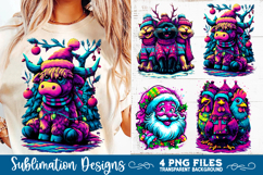 Preppy Rustic Christmas Patchwork Sublimation Designs Product Image 8