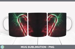 GorgeousNeon Christmas Mug Wrap design.