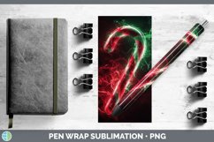 GorgeousNeon Christmas Pen Wrap design.