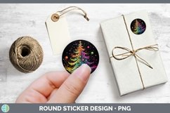 GorgeousNeon Christmas Stickers design.