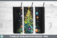 GorgeousNeon Christmas Tumbler design.