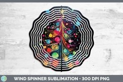 GorgeousNeon Christmas Wind Spinner design.