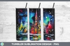 GorgeousNeon Christmas Tumbler design.