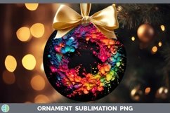 GorgeousNeon Christmas Ornament design.