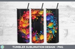 GorgeousNeon Christmas Tumbler design.