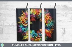 GorgeousNeon Christmas Tumbler design.