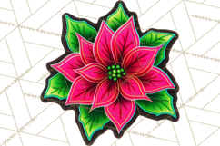 Neon Christmas Clipart Png, Kawaii Holiday Sticker Icons Product Image 2