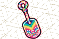 Neon Christmas Clipart Png, Kawaii Holiday Sticker Icons Product Image 2