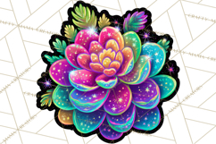 Neon Christmas Clipart Png, Kawaii Holiday Sticker Icons Product Image 3