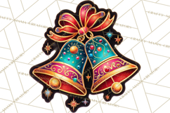 Neon Christmas Clipart Png, Kawaii Holiday Sticker Icons Product Image 5