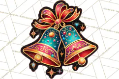 Neon Christmas Clipart Png, Kawaii Holiday Sticker Icons Product Image 5