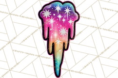 Neon Christmas Clipart Png, Kawaii Holiday Sticker Icons Product Image 2