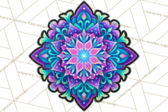 Neon Christmas Clipart Png, Kawaii Holiday Sticker Icons Product Image 3