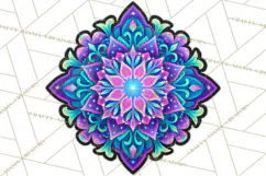 Neon Christmas Clipart Png, Kawaii Holiday Sticker Icons Product Image 3